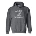 thumbnail image 1 of MmF - Mens Sweatshirts and Hoodies - Halloween A Guy Has No Costume, 1 of 5
