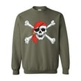 thumbnail image 1 of MmF - Mens Sweatshirts and Hoodies - Halloween Jolly Roger Skull Crossbones, 1 of 5