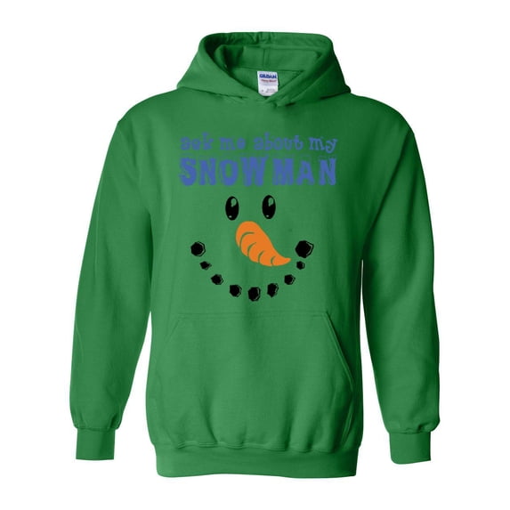 MmF - Mens Sweatshirts and Hoodies - MY XMAS SNOWMAN FLIP UP