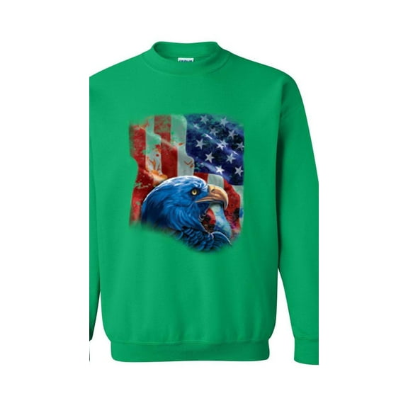 MmF - Mens Sweatshirts and Hoodies, up to Size 5XL - American Flag 4th of July
