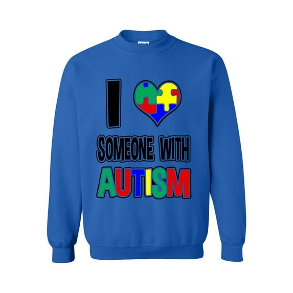 MmF - Mens Sweatshirts and Hoodies, up to Size 5XL - Autism Awareness