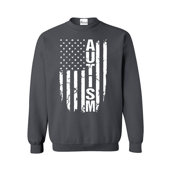 Mens Sweatshirts and Hoodies - Autism Flag