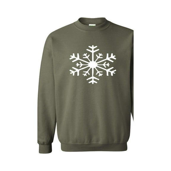MmF - Mens Sweatshirts and Hoodies, up to Size 5XL - Christmas Snowflake