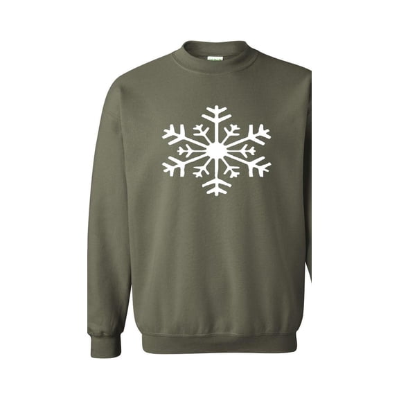 MmF - Mens Sweatshirts and Hoodies, up to Size 5XL - Christmas Snowflake