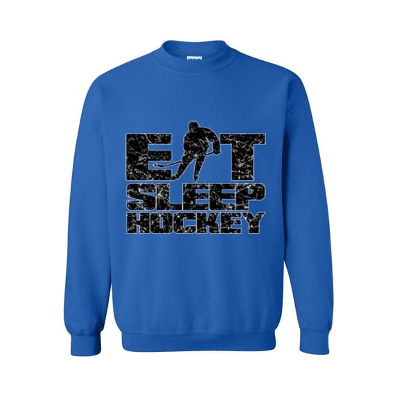 MmF - Mens Sweatshirts and Hoodies, up to Size 5XL - Eat Sleep Hockey