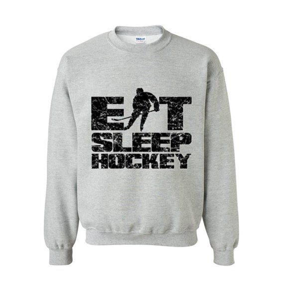 MmF - Mens Sweatshirts and Hoodies, up to Size 5XL - Eat Sleep Hockey
