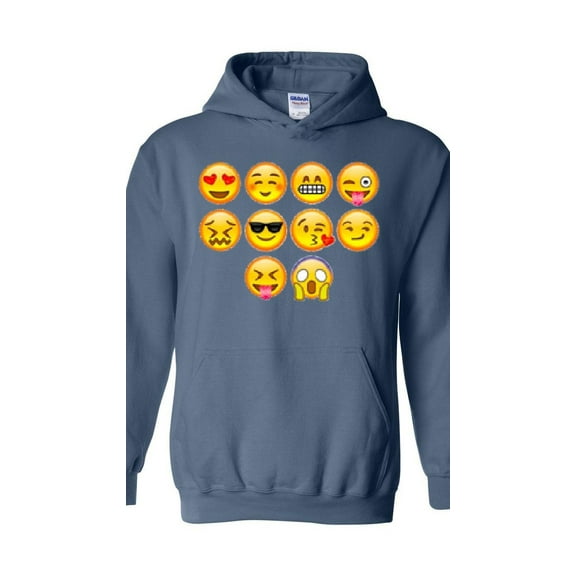 MmF - Mens Sweatshirts and Hoodies, up to Size 5XL - Emoji Entourage