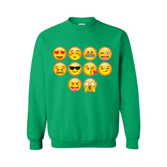 MmF - Mens Sweatshirts and Hoodies, up to Size 5XL - Emoji Entourage