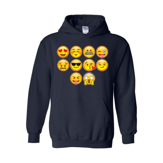 MmF - Mens Sweatshirts and Hoodies, up to Size 5XL - Emoji Entourage
