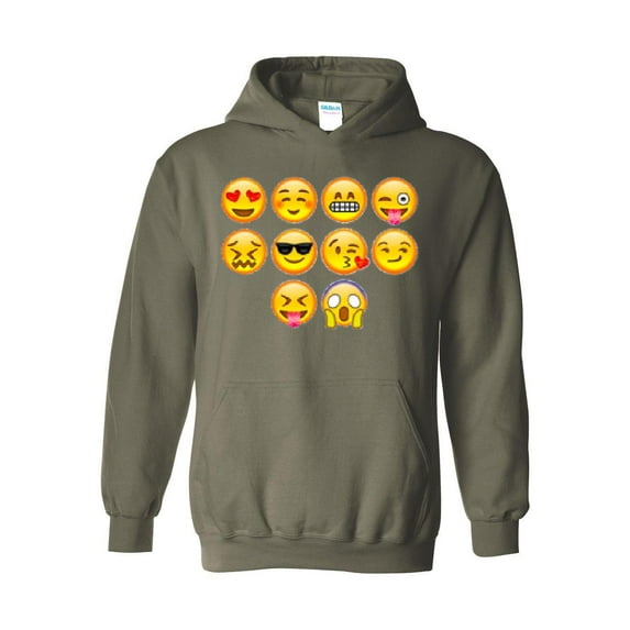 MmF - Mens Sweatshirts and Hoodies, up to Size 5XL - Emoji Entourage