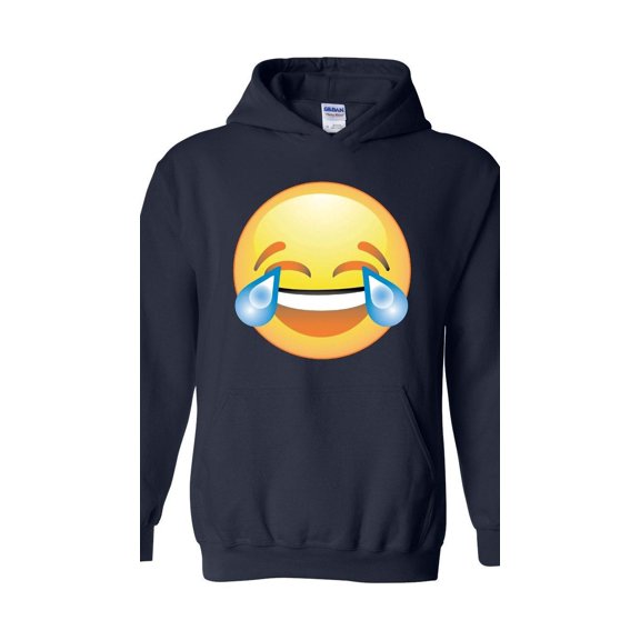 MmF - Mens Sweatshirts and Hoodies, up to Size 5XL - Emoji Laughing Tears