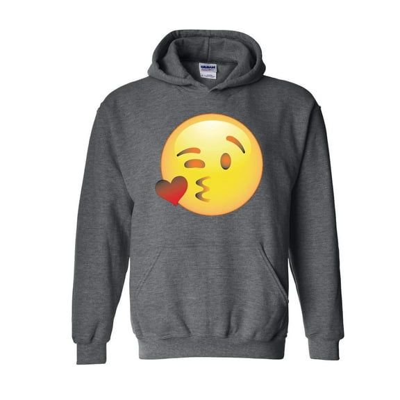 MmF - Mens Sweatshirts and Hoodies, up to Size 5XL - Emoji Winky Face