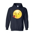thumbnail image 1 of MmF - Mens Sweatshirts and Hoodies, up to Size 5XL - Emoji Winky Face, 1 of 5