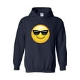 thumbnail image 1 of MmF - Mens Sweatshirts and Hoodies, up to Size 5XL - Emoji with Sunglasses, 1 of 5