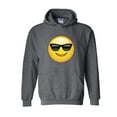 thumbnail image 1 of MmF - Mens Sweatshirts and Hoodies, up to Size 5XL - Emoji with Sunglasses, 1 of 5