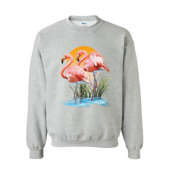 MmF - Mens Sweatshirts and Hoodies, up to Size 5XL - Flamingo