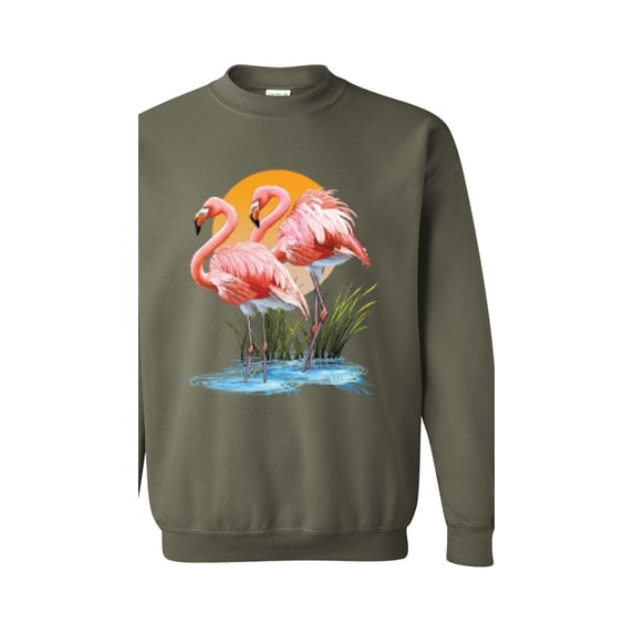 MmF - Mens Sweatshirts and Hoodies, up to Size 5XL - Flamingo