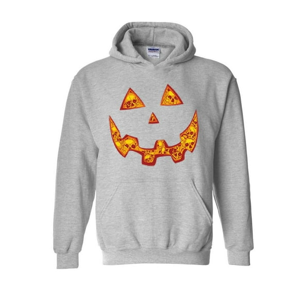 MmF - Mens Sweatshirts and Hoodies, up to Size 5XL - Halloween Costume Pumpkin Face