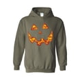 thumbnail image 1 of MmF - Mens Sweatshirts and Hoodies, up to Size 5XL - Halloween Costume Pumpkin Face, 1 of 5