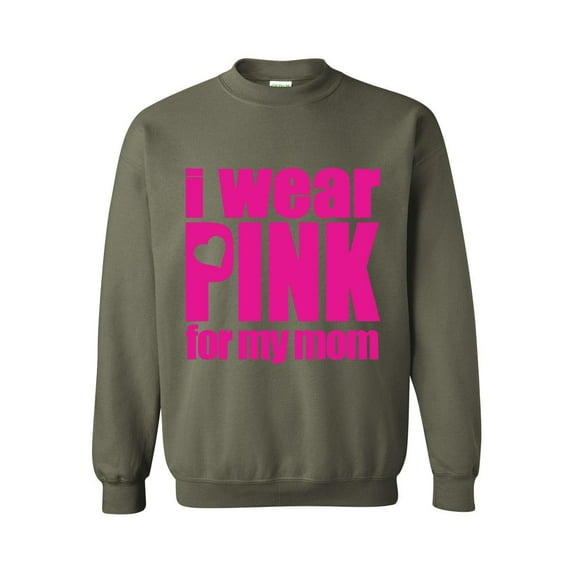 MmF - Mens Sweatshirts and Hoodies, up to Size 5XL - I Wear Pink For My Mom