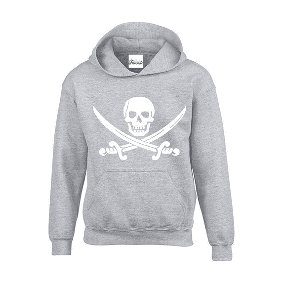 MmF - Mens Sweatshirts and Hoodies, up to Size 5XL - Pirate Flag