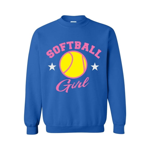 MmF - Mens Sweatshirts and Hoodies, up to Size 5XL - Softball Girl