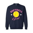 thumbnail image 1 of MmF - Mens Sweatshirts and Hoodies, up to Size 5XL - Softball Girl, 1 of 5