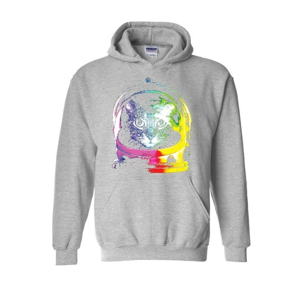 MmF - Mens Sweatshirts and Hoodies, up to Size 5XL - Space Cat