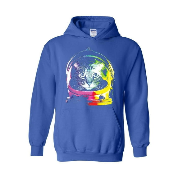 MmF - Mens Sweatshirts and Hoodies, up to Size 5XL - Space Cat