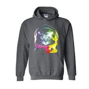 MmF - Mens Sweatshirts and Hoodies, up to Size 5XL - Space Cat