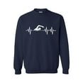 thumbnail image 1 of MmF - Mens Sweatshirts and Hoodies, up to Size 5XL - Swimming Swimmer, 1 of 5