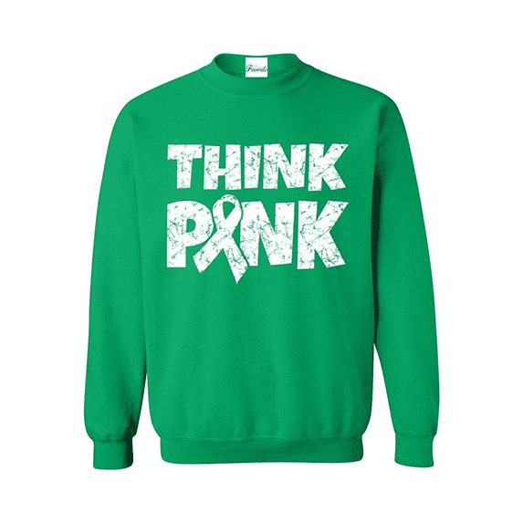 MmF - Mens Sweatshirts and Hoodies, up to Size 5XL - Think Pink Cancer