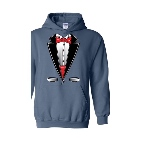 MmF - Mens Sweatshirts and Hoodies, up to Size 5XL - Tuxedo Prom Costume
