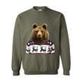 thumbnail image 1 of MmF - Plus Sweatshirts and Hoodies - BEAR IN XMAS UGLY SWEATER, 1 of 5