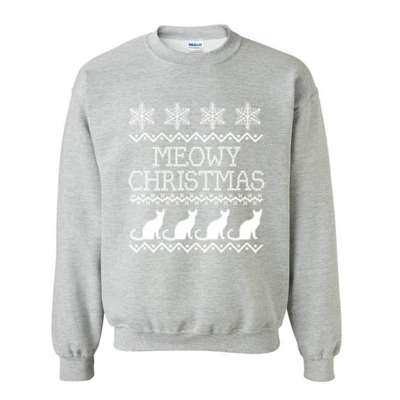 MmF - Plus Sweatshirts and Hoodies - Christmas Kitten Meowy