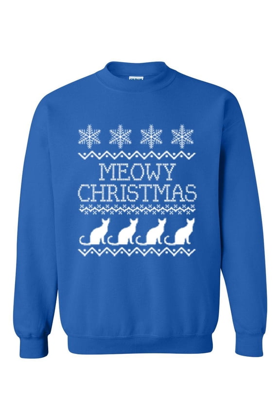 MmF - Plus Sweatshirts and Hoodies - Christmas Kitten Meowy