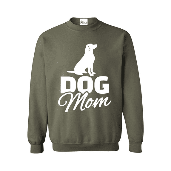 Plus Sweatshirts and Hoodies - Dog Mom