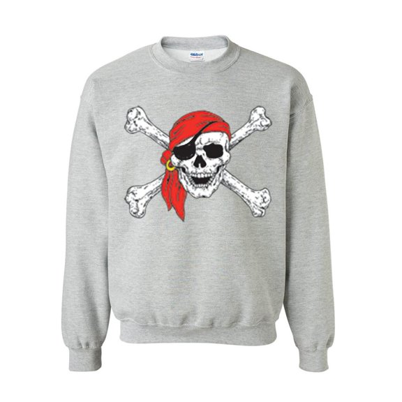 MmF - Plus Sweatshirts and Hoodies - Halloween Jolly Roger Skull Crossbones