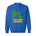 thumbnail image 1 of MmF - Plus Sweatshirts and Hoodies - XMAS DINOSAUR, 1 of 5