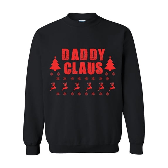 MmF - Women Sweatshirts and Hoodies - Christmas Daddy Claus in Red