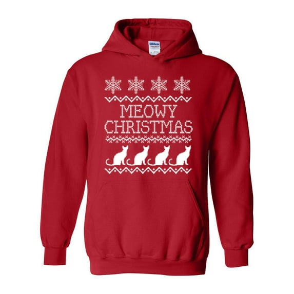MmF - Women Sweatshirts and Hoodies - Christmas Kitten Meowy