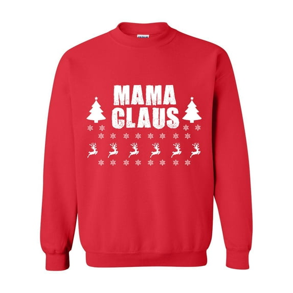 MmF - Women Sweatshirts and Hoodies - Christmas Mama Claus