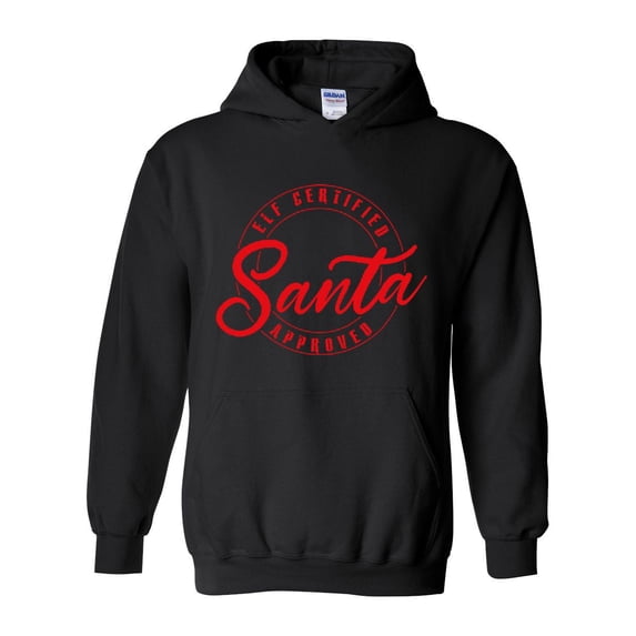 MmF - Women Sweatshirts and Hoodies - ELF CERTIFIED SANTA APPROVED XMAS