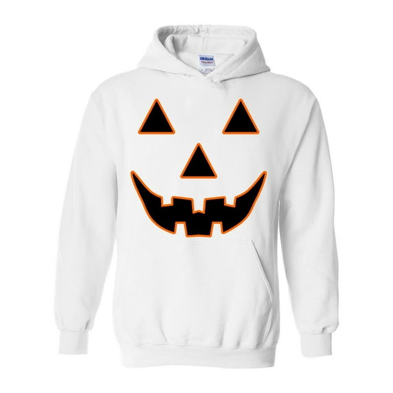 MmF - Women Sweatshirts and Hoodies - Halloween Jack O' Lantern Pumpkin Face