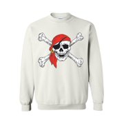 MmF - Women Sweatshirts and Hoodies - Halloween Jolly Roger Skull Crossbones