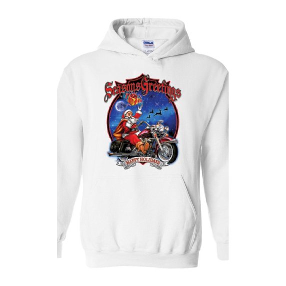 MmF - Women Sweatshirts and Hoodies - SEASONS GREETINGS HAPPY HOLIDAYS