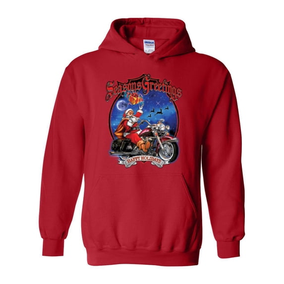 MmF - Women Sweatshirts and Hoodies - SEASONS GREETINGS HAPPY HOLIDAYS