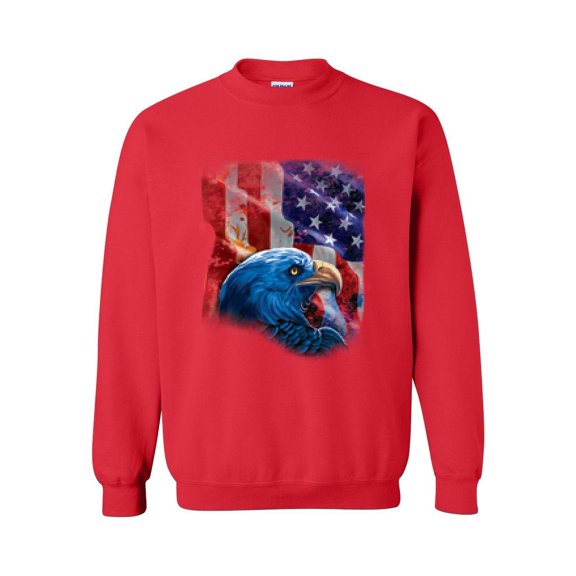 MmF - Women Sweatshirts and Hoodies, up to Size 5XL - American Flag 4th of July