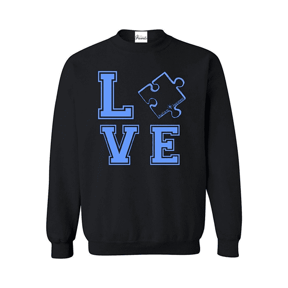 Women Sweatshirts and Hoodies - Autism Awareness Puzzle