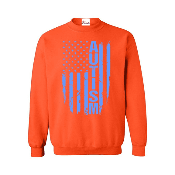 MmF - Women Sweatshirts and Hoodies, up to Size 5XL - Autism Flag